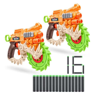 Pack de 2 Xshot HorrorFire Reaper X Twin con 16 dardos por 5.93€.