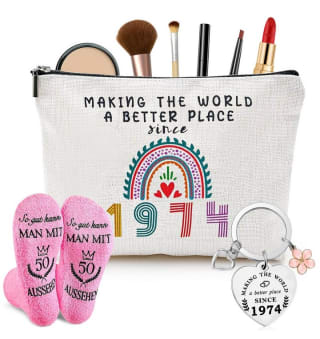 Neceser+ Calcetines + Llavero para mujer por 2.99€.