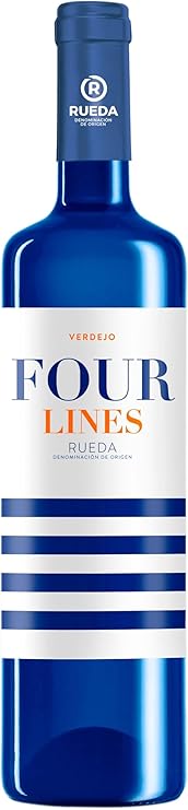3 botellas CUATRO RAYAS Four Lines Verdejo - Vino Blanco DO Rueda 750ml por 12.98€