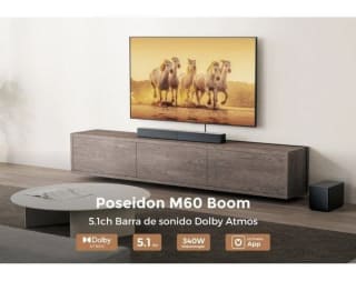 Barra de Sonido ULTIMEA 5.1ch Poseidon M60 Boom Dolby Atmos por 139,27€