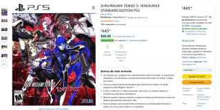 Shin Megami Tensei V: Vengeance Standard PS5 por $401 | Oferta Amazon