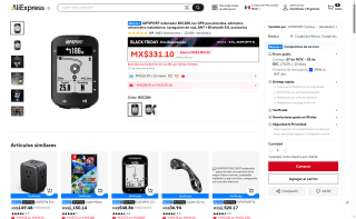 IGPSport BSC200 por $436 | AliExpress (DiDi)