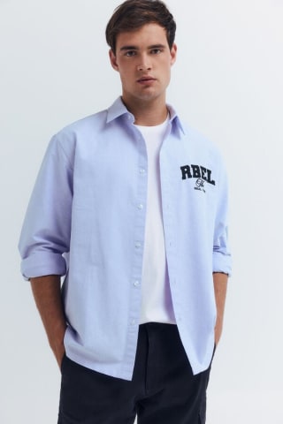 Camisa oxford bordado Springfield por 8.99€