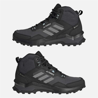 Adidas Terrex AX4 Mid GORE-TEX Hiking Boots (Core Black/Grey Three/Mint Ton) UK 9