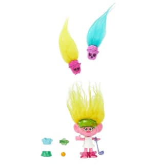 Muñeca pequeña Mattel Trolls 3 Hair Pops Viva por 2.99€.