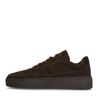 Manfield - Heren - Bruine nubuck sneakers - Maat 40 voor €48 bij Manfield
