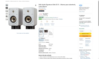 Altavoz Polk Audio Signature Elite ES15 por $3,655 | Oferta Amazon