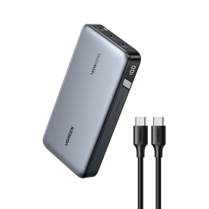 UGREEN Nexode Power Bank (20000mAh, 130W, 3-Port, Built-in USB-C Cable) - With code