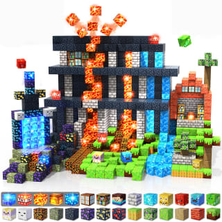 Facegle 150 stuks magnetische blokken met 24 lichtblokken voor €16,99 bij Joybuy