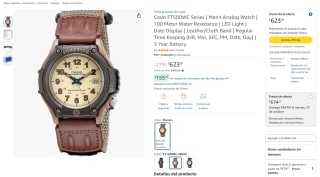 Reloj Casio FT500WC Forester 41 mm por $623 en Amazon