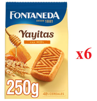 6 Paquetes de LU Yayitas Miel Galletas de Cereales, 250g por 8.4€
