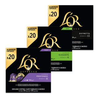 L'OR koffiecups 20 stuks voor €4,49 bij Dirk