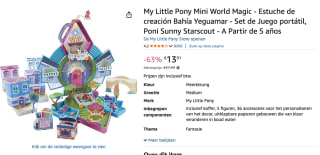 My Little Pony kristallen vuurtoren Mini World Magic met 5 figuurtjes voor €13,91