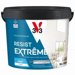Peinture mur, plafond et boiserie V33 Résist' Extrême à 99,90€