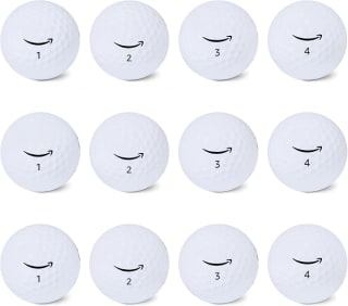 Amazon Basics Zachte Golfballen, 12 stuks voor €12,57 bij Amazon