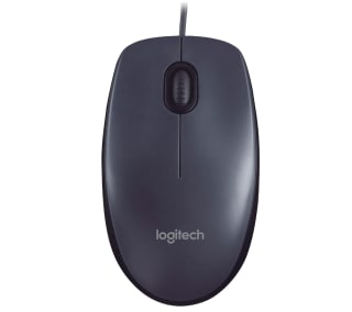 Logitech M90 Ratón USB Negro por 3,95€