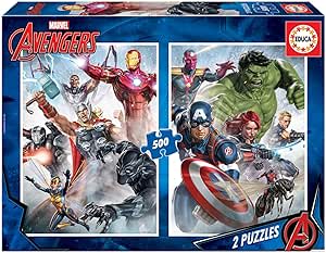 Puzzle 2X500 Piezas Los Vengadores Educa por 8.99€