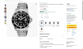 Reloj Invicta Hombre Acero 40mm por $694 | Oferta Amazon
