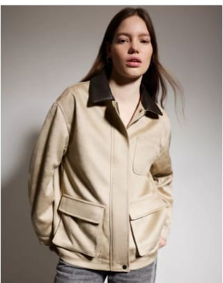 Cazadora Efecto Ante para Mujer por 9.99€