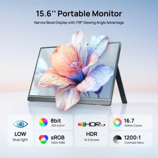 ARZOPA monitor portátil 15,6 pulgadas FHD por $1,006 en AliExpress