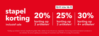 Tot 30% stapelkorting op shirts bij Scapino