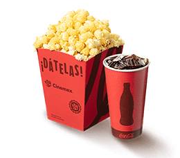 Combo grande Cinemex Tradicional por $88 en Suma Beneficios