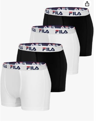 Lot de 4 Boxers FILA Fi Fu5016 à 15,42€