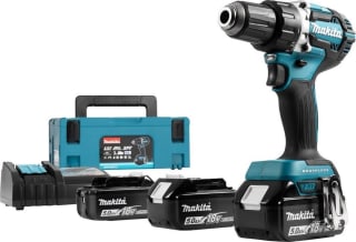 Makita DDF484RTJ 18V boor-/schroefmachine (3x 5,0 Ah) voor €272,38 bij Bol