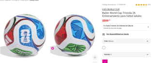Balón FIFA World Cup Trionda 26 tamaño 5 por $599 | Oferta Liverpool
