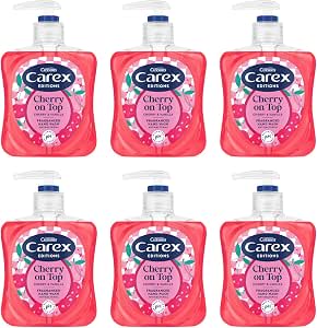 Carex Cherry On Top Antibacterial Handwash 6x250ml for £5.10 at Amazon