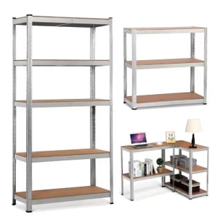 Mikomika Estantería Metálica 5 Baldas 875kg por 16,60€