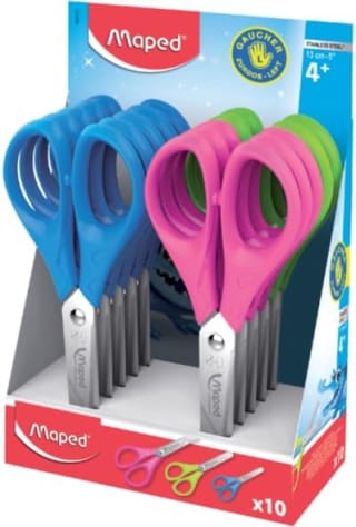 Maped Essentials - Tijera 13 cm (pack de 10) por 1,40€ en Amazon