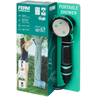 FERM draagbare douche 1,6 meter voor €9,95 bij de Action