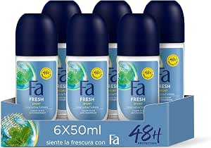 6 botes Fa Sport Desodorante en Roll-On 50 ml por 5.40€