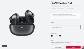 Pack 2 Audífonos Huawei FreeBuds Pro 5 por $3,599 | Mercado Pago