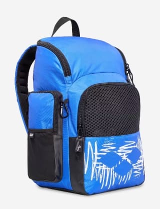 Arena Mochila Natación One Go Royal 35Litros por 24.99€.