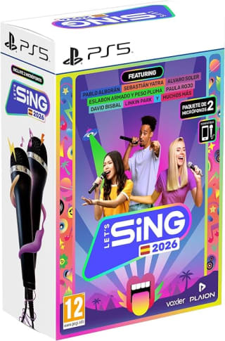 Let's Sing 2026 + 2 micrófonos para PS5 por 26,99€ en Amazon