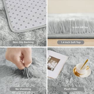 Tapis Salon Shaggy 160 x 230 cm pour 24,99€ chez Cdiscount