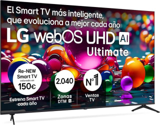 TV LED 75" LG 75UA75006LA, UHD 4K, Procesador Inteligente α7 AI por 497.94€
