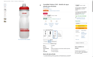 CamelBak Podium Chill 238 por $238 | Amazon
