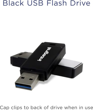 : Integral 64GB Black USB 2.0 Memory Flash Drive
