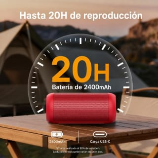 1 Hora Bocina Bluetooth Portátil BOC242 10W por $149.98 en Amazon