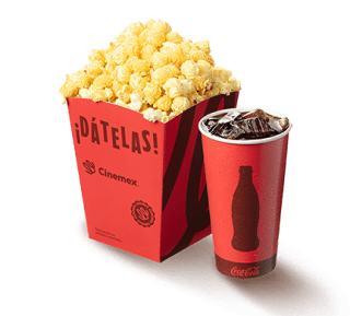 Combo grande Cinemex Tradicional por $88 en Suma Beneficios