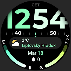 TimeFlow Watch Face voor Android gratis