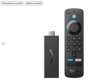 Amazon Fire TV Stick HD 2024 Negro por 27,99€