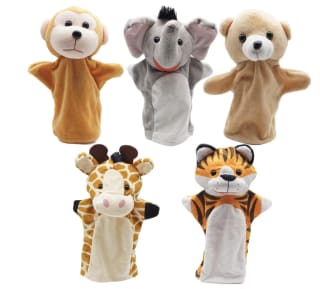 CreepyParty Marionetas de Mano Animales Salvajes Pack de 5 por 16,19€