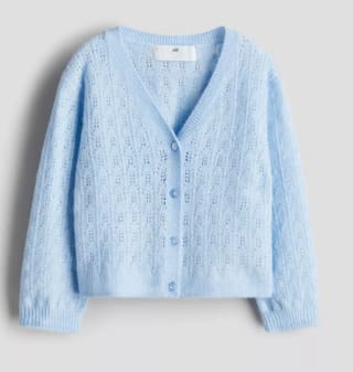 Cárdigan en punto pointelle por solo $10.194 en H&M Chile