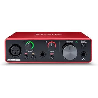 Focusrite Scarlett Solo interfaz de audio USB-C 4.ª gen por 83€ en Amazon