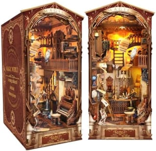 MOJINO DIY Book Nook Kit (puzzle 3D en bois) pour 27,52€ chez Amazon