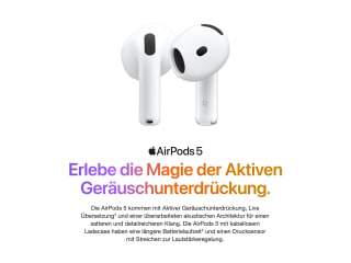 Apple AirPods 5 met USB-C oplaadcase voor €129 bij Amazon
